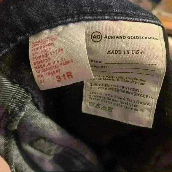 AG Adriano Goldschmied The Stilt Cigarette leg Jean, Womens size 31R - Picture 6 of 11